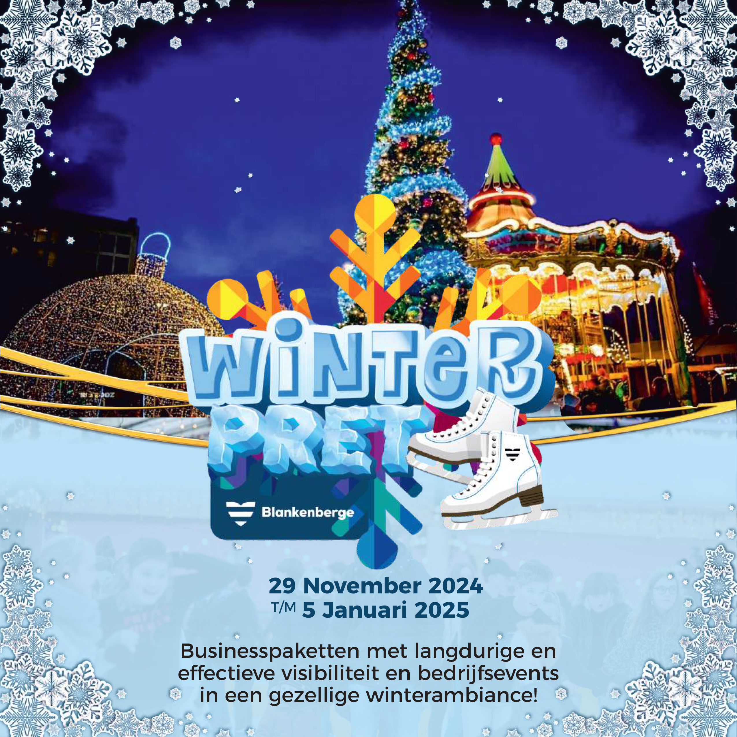 Brochure sponsormogelijkheden Winterpret Blankenberge 2024